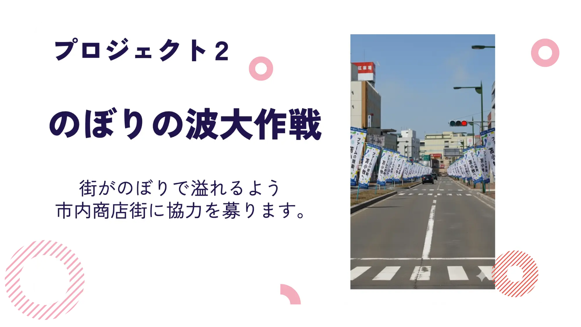 のぼりの波大作戦